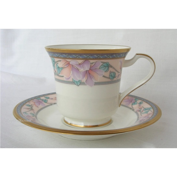 Vintage Noritake Bone China Japan Embassy Suite Pattern 9756 Cup & Saucer - Picture 1 of 11